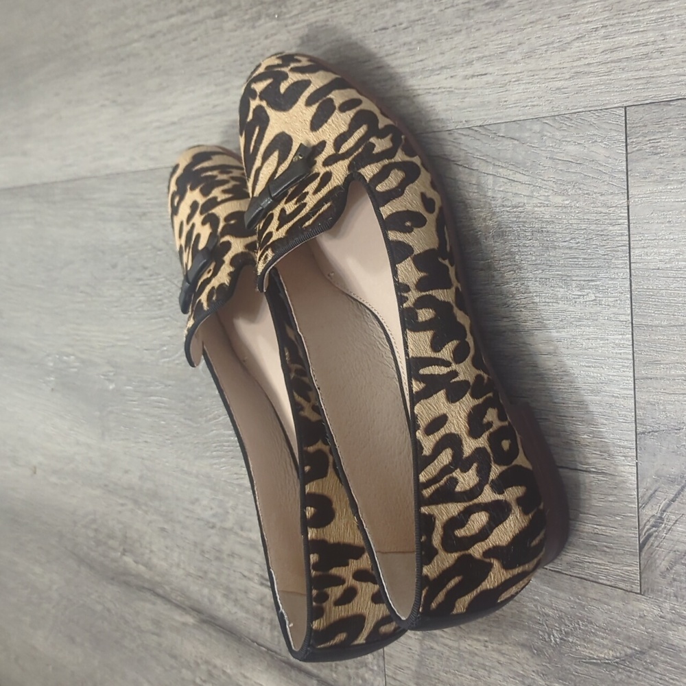 Louise et Cie Calf Hair Animal Print Flats NWOT - Picture 4 of 9